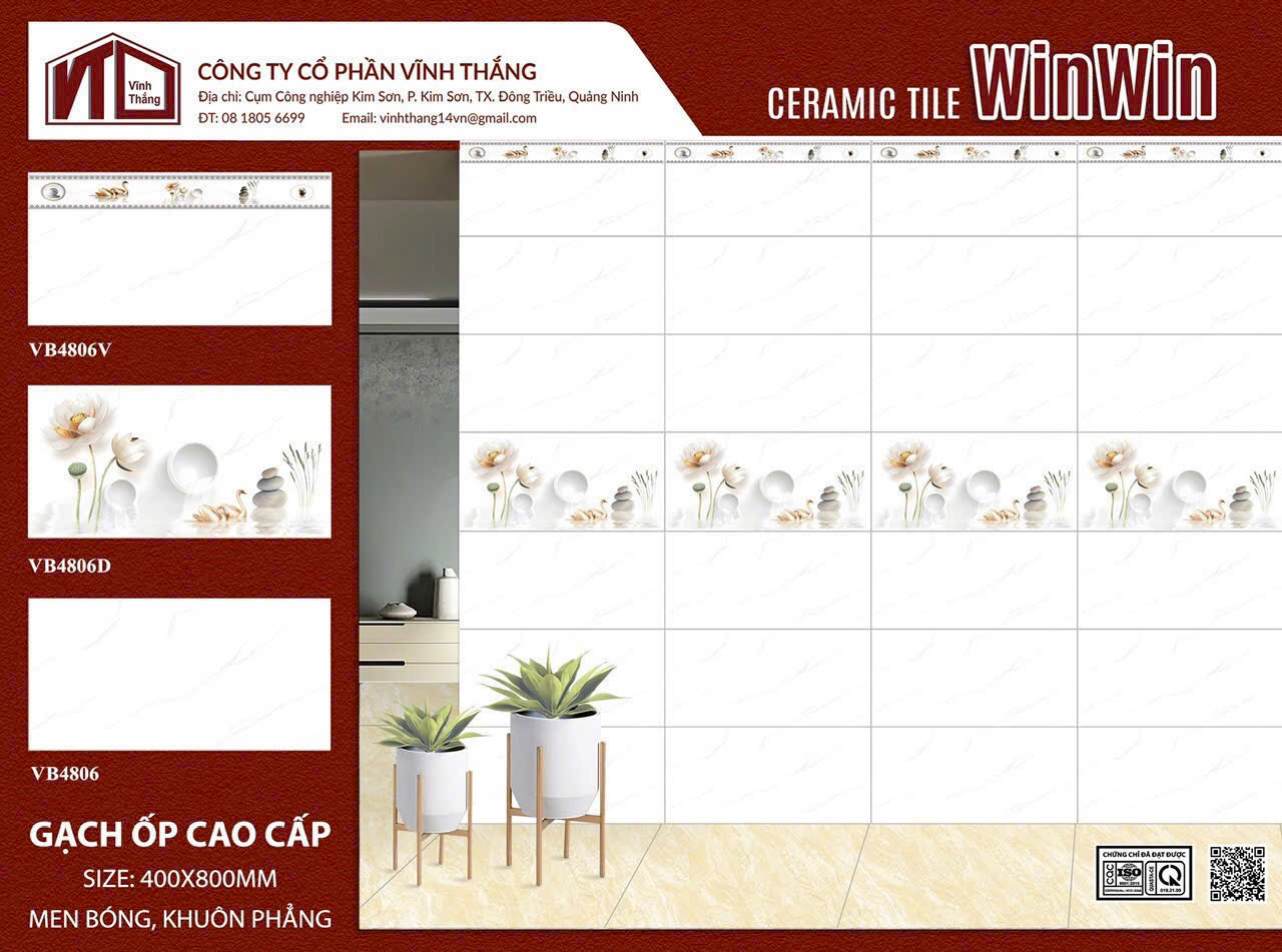 Gạch ốp lát Vĩnh Thắng 40x80