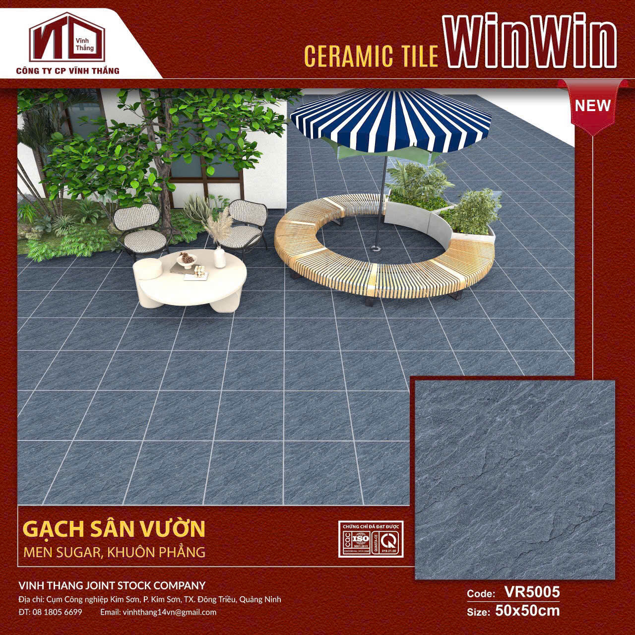 Gạch ốp lát Vĩnh Thắng 50x50